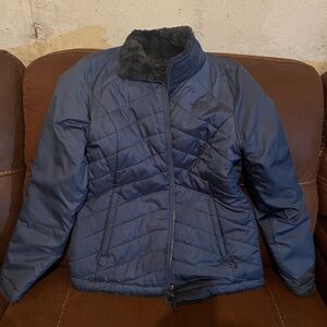 Men’s North Face fur lined jacket